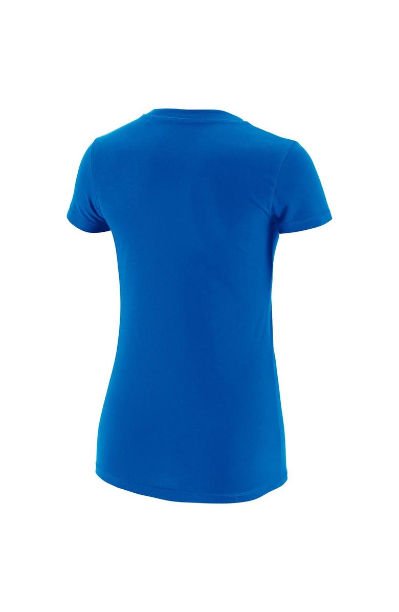 ADPRO Sports Women's Royal Toronto Rock Primary Logo V-Neck T-Shirt, Alternate, color,