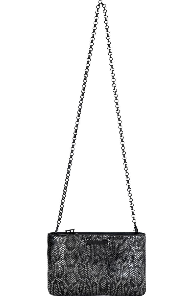 Kelly Wynne Risky Biz Convertible Leather Wristlet, Alternate, color,