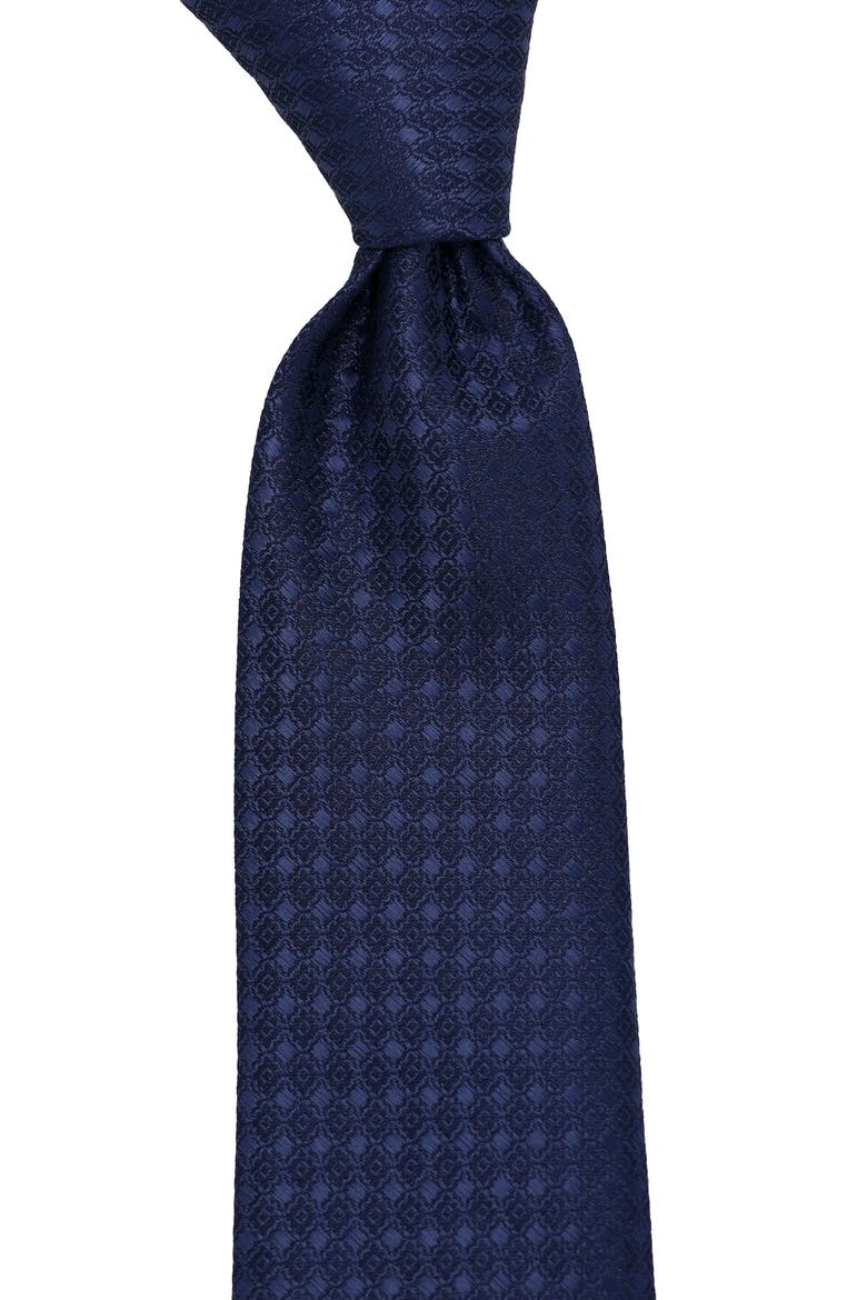 Geometric Tie, Alternate, color, NAVY