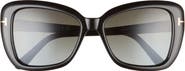 TOM FORD Maeve 55mm Gradient Butterfly Sunglasses