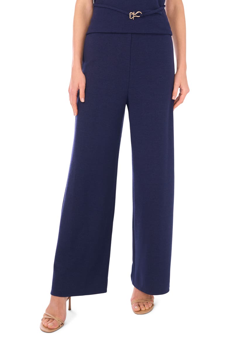 Wide Leg Pull On Pants, Main, color, CLASSIC NAVY