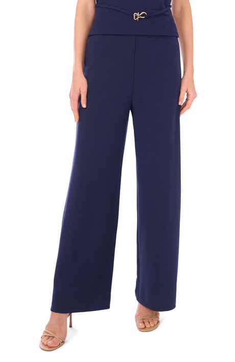 Vince Camuto Wide Leg Pull On Pants