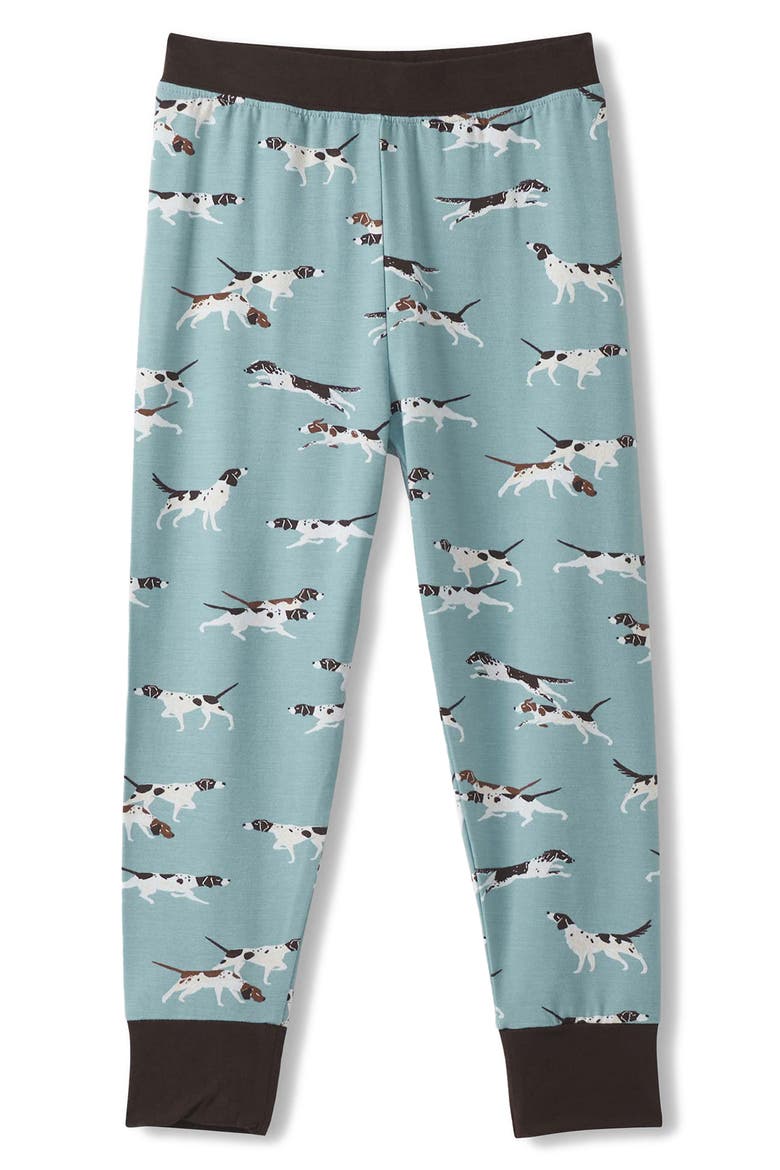 Kids' On the Hunt Fitted Two-Piece Pajamas, Alternate, color, ARONA