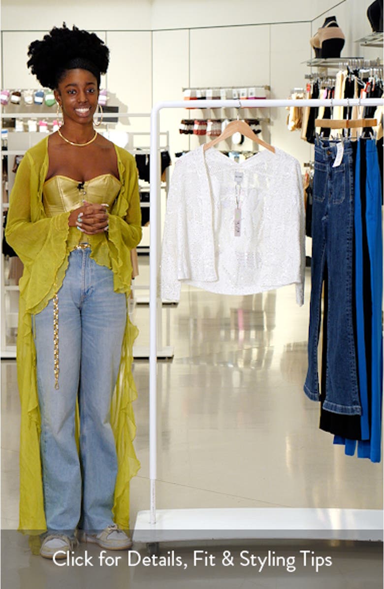 Subtle Sequin Cardigan, sales video thumbnail