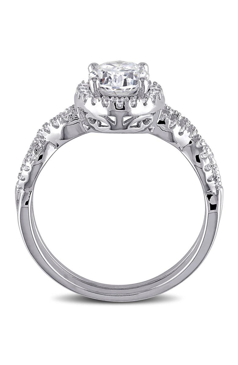 DELMAR CZ Twist Bridal Ring Set, Alternate, color, 