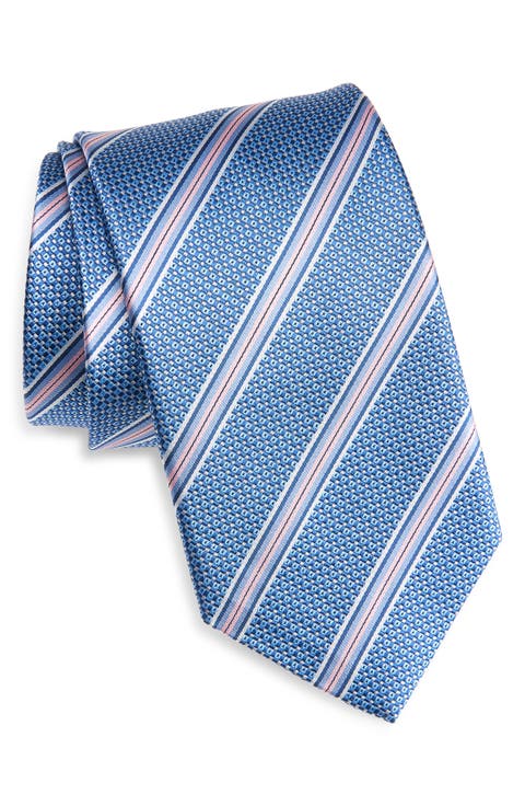 Stripe Silk Jacquard Tie