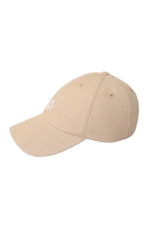 Maje Linen Cap In Ecru