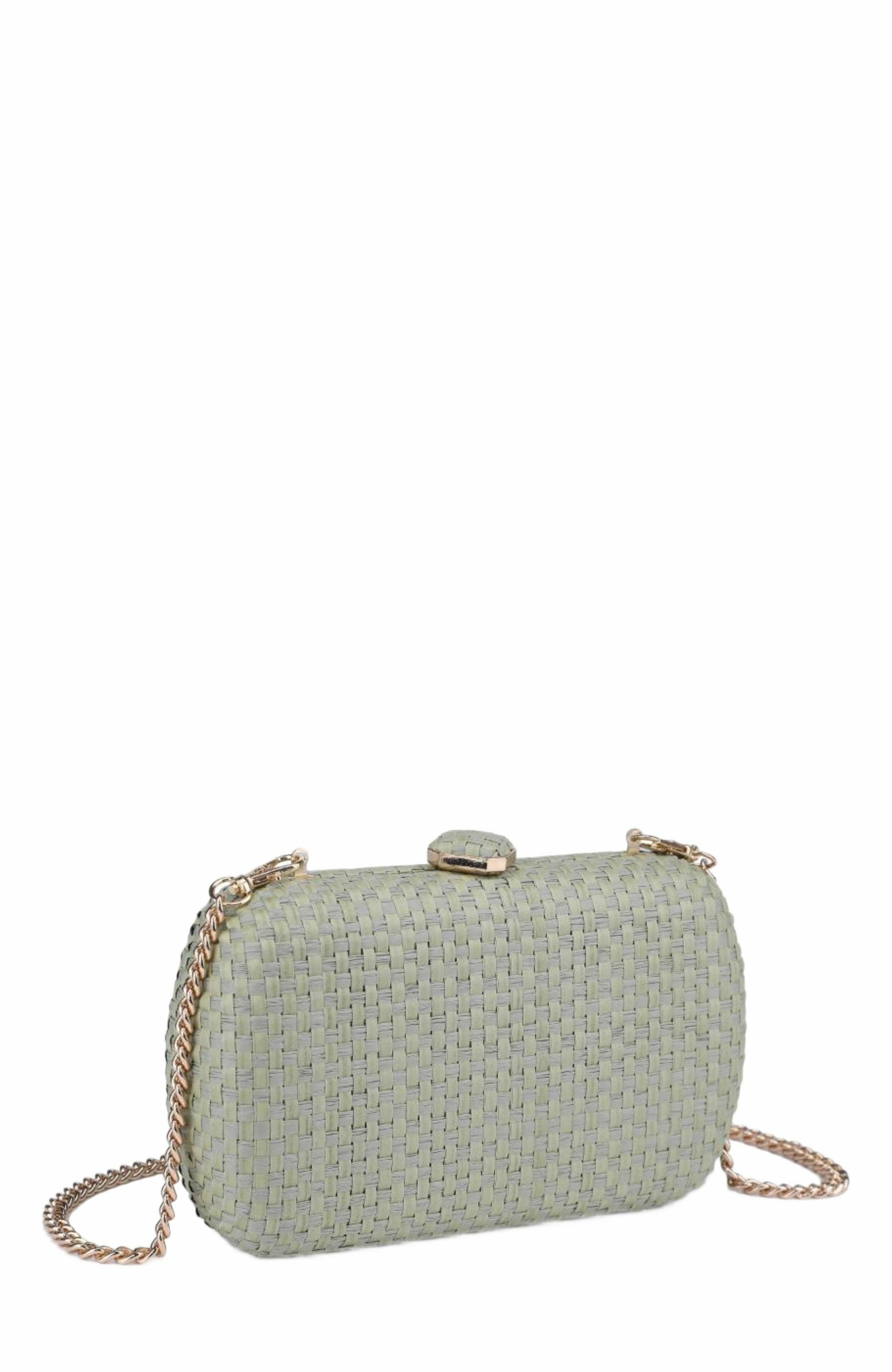 MODA LUXE Roxie Evening Bag, Alternate, color, Sage