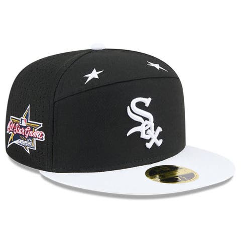 Men's New Era Black/White  Chicago White Sox 2025 MLB All-Star Game Side Patch 59FIFTY Fitted Hat