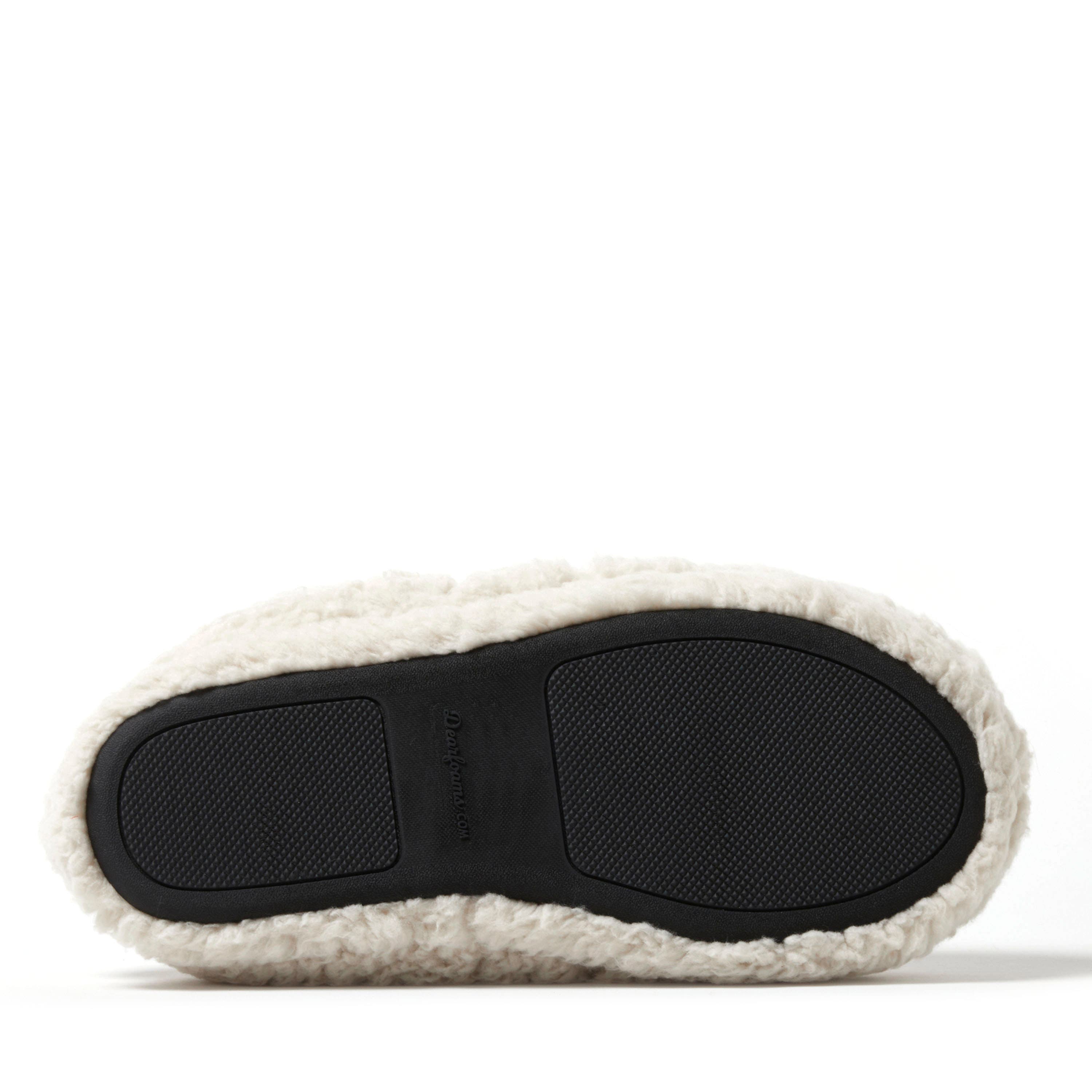 DEARFOAMS Unisex Animal Closed Back Slipper, Alternate, color, Creme Brulee