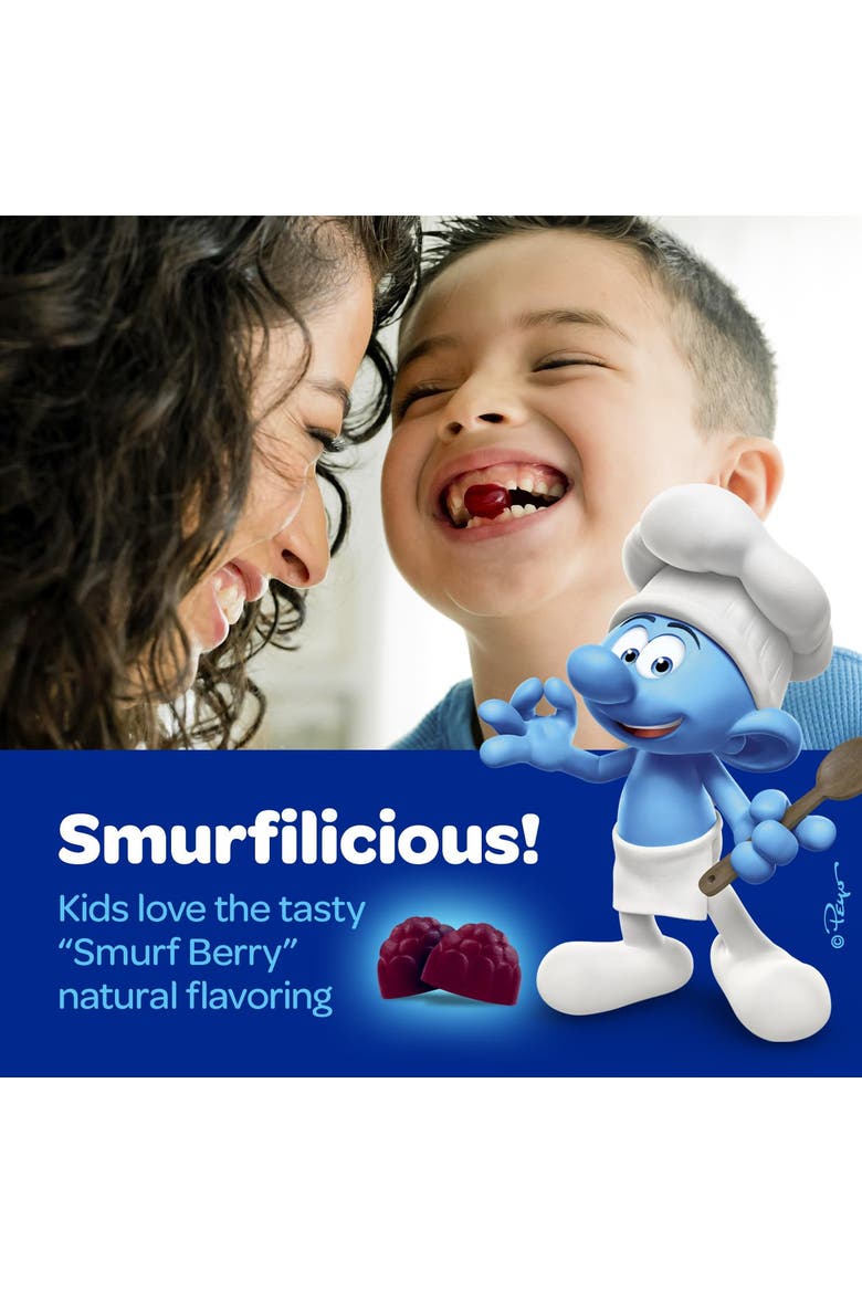 Memory & Focus Gummies, Smurfs Berry Flavored, 30ct, Alternate, color, None