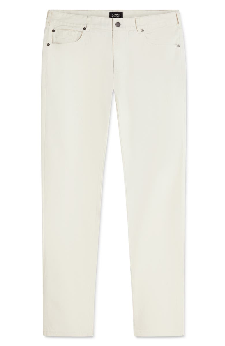 Scotch & Soda Ralston Stretch Twill Slim Fit Pants, Alternate, color, Eggnog