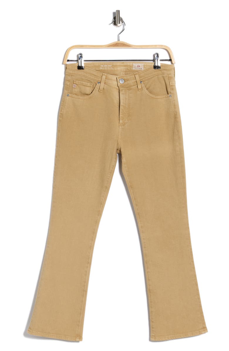 AG Jodi High Waist Crop Flare Jeans, Alternate, color, Sulfur Sandy Pail