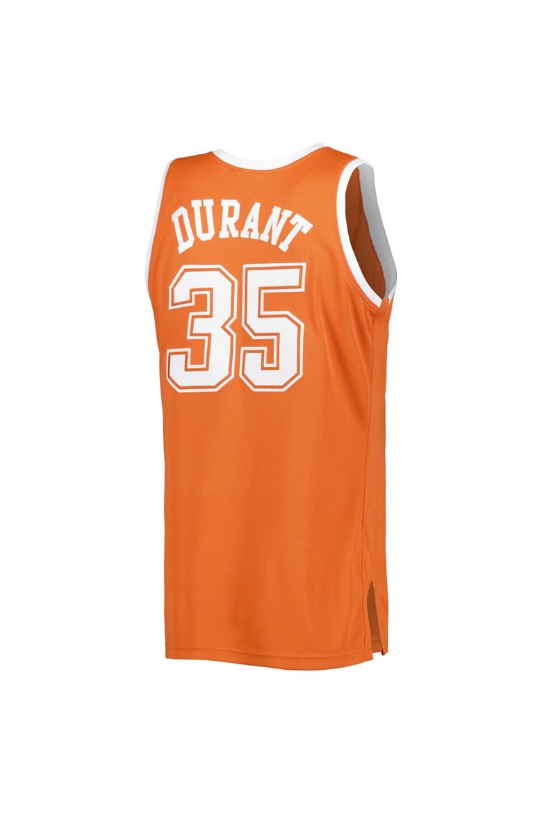Men's Mitchell & Ness Kevin Durant Burnt Orange Texas Longhorns 2006/07 Throwback Jersey, Alternate, color, Burnt Orange