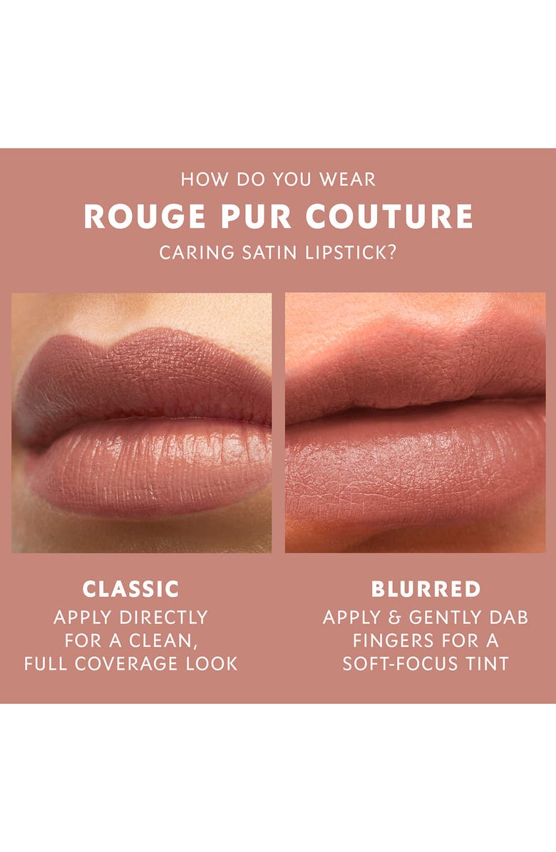 Yves Saint Laurent Rouge Pur Couture Caring Satin Lipstick with Ceramides, Alternate, color, N3 Nude Decollete
