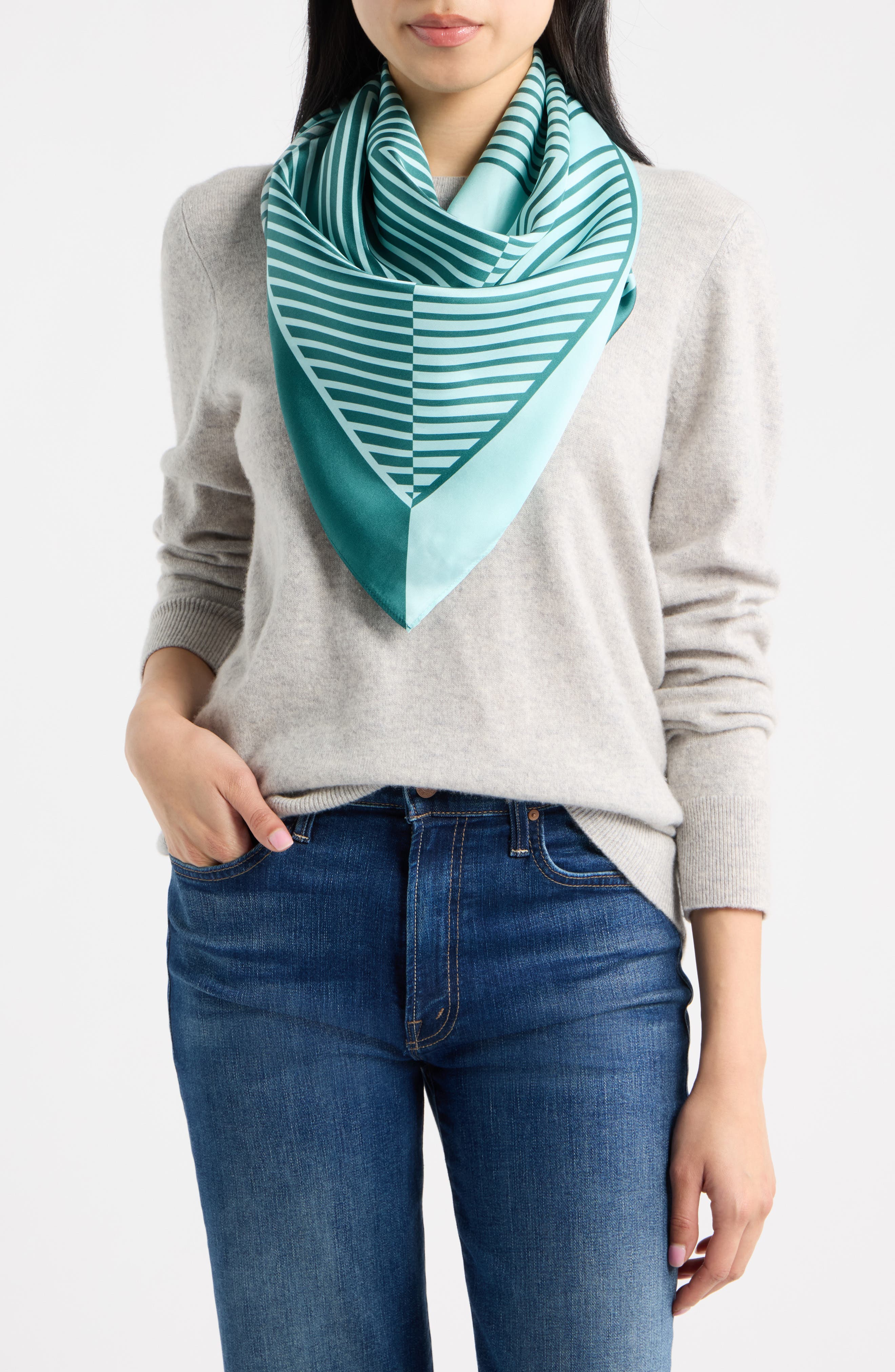 TEAL ABSTRACT SQUARE