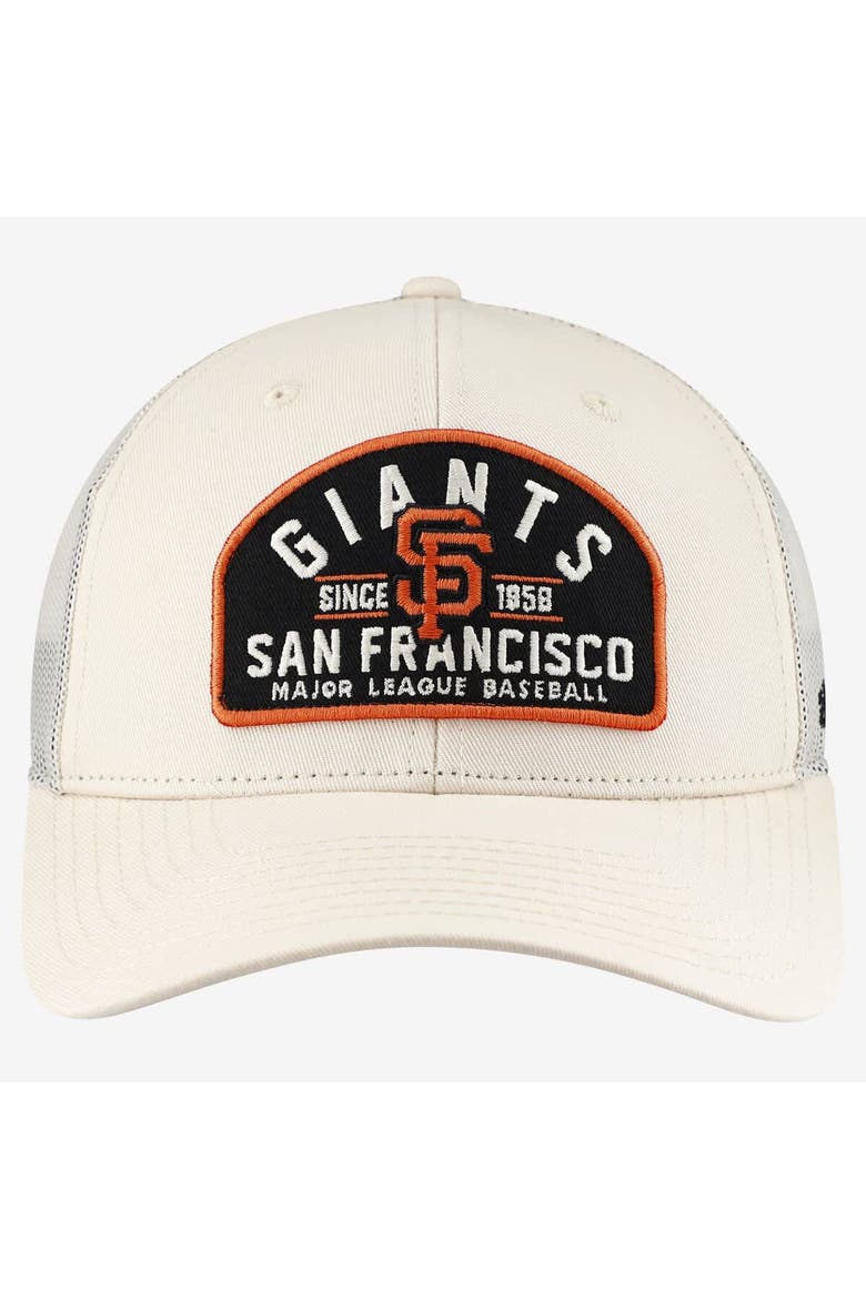 Men's '47  Cream San Francisco Giants Leland Adjustable Trucker Hat, Alternate, color, Cream