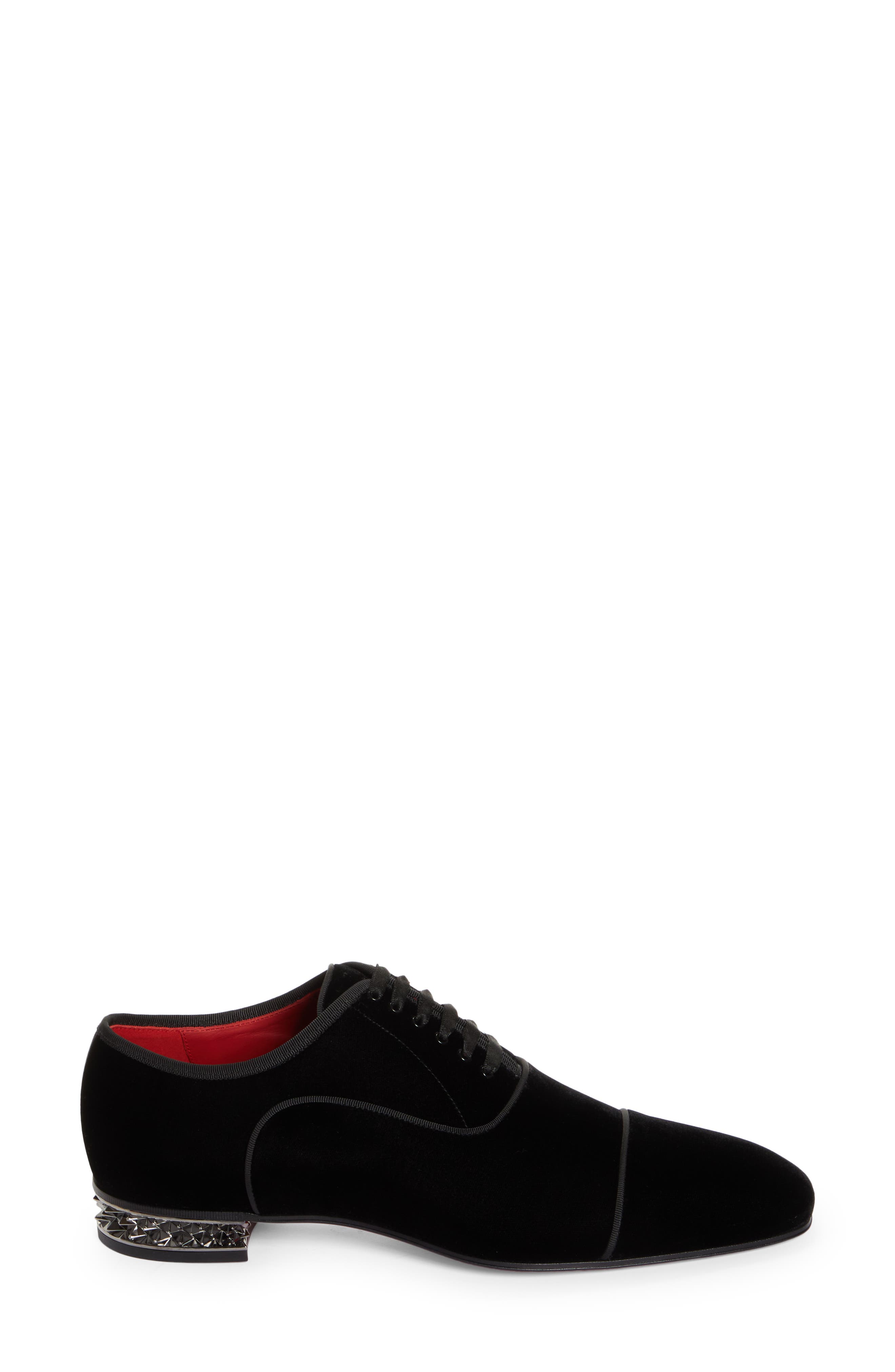 Christian Louboutin Greggyrocks Velvet Oxford, Alternate, color, 
