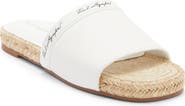 KARL LAGERFELD PARIS Tarzana 2 Script Espadrille Slide Sandal