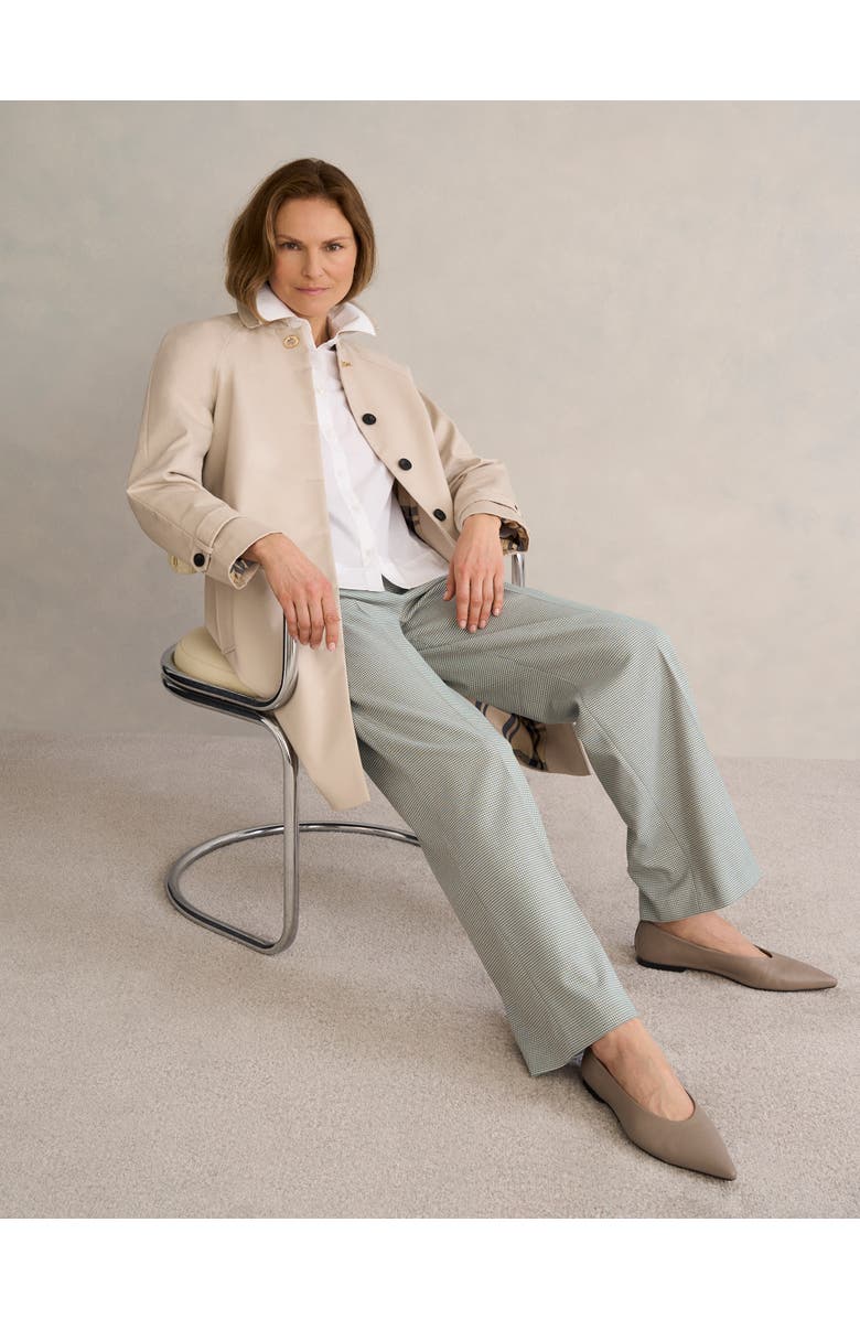 HOBBS LONDON Ellie Wide Leg Tailored Trousers, Alternate, color, Camel Multi