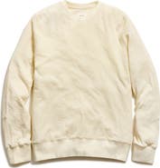 Billy Reid Rib Crinkle Cotton Sweatshirt