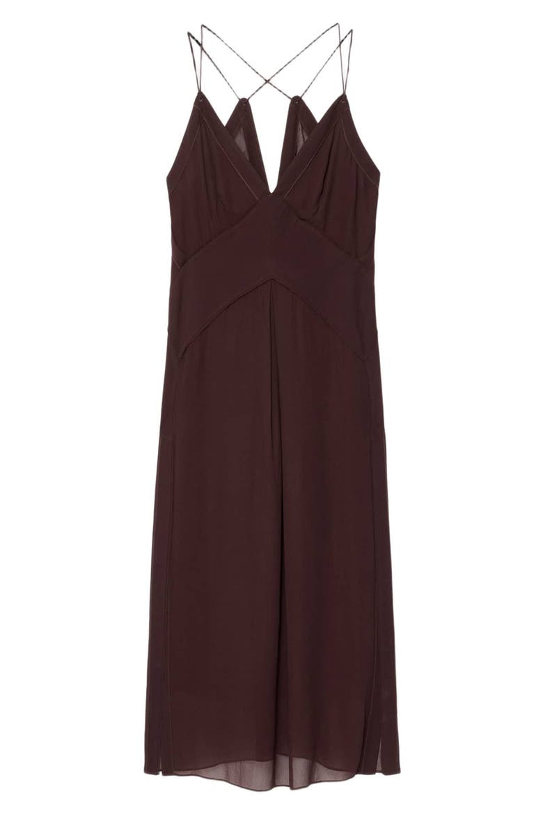 Fawn Midi Slipdress, Alternate, color, OXBLOOD RED