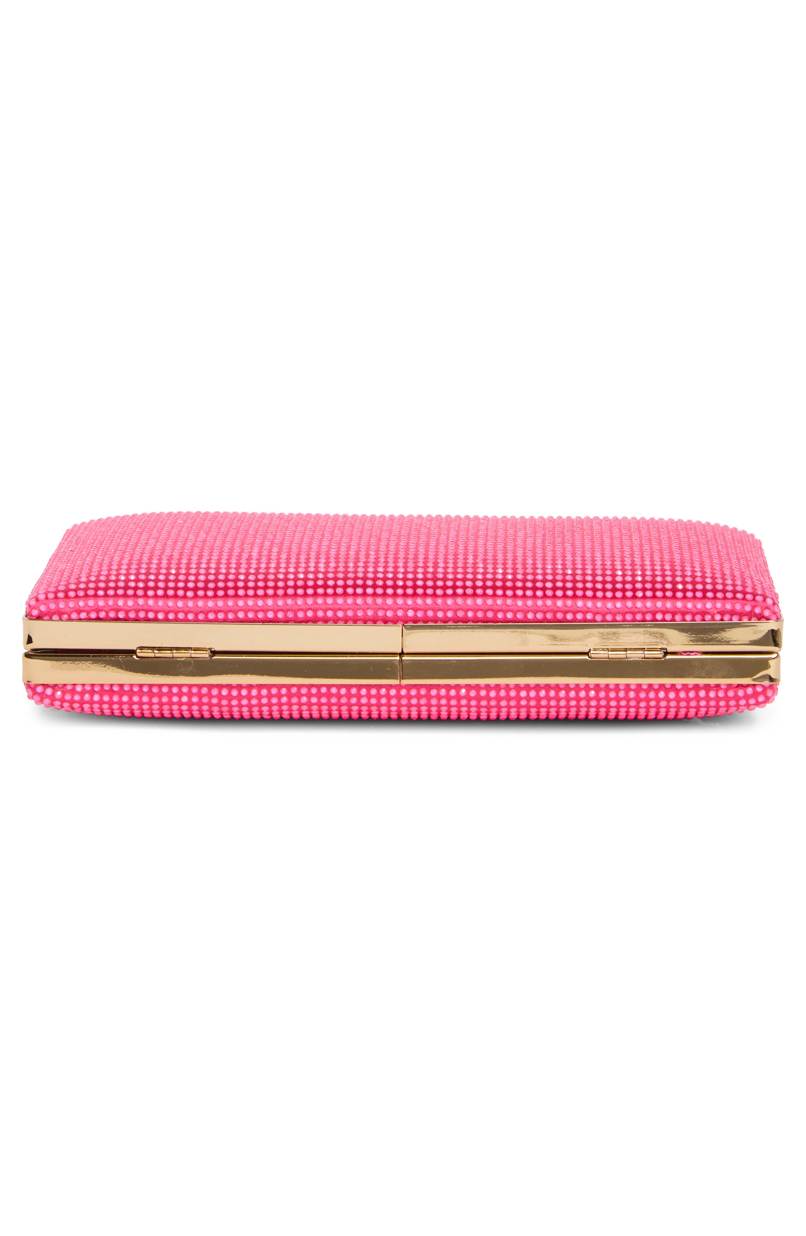 Kurt Geiger London Crystal Box Clutch, Alternate, color, Pink