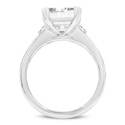 Luvmyjewelry Antoaneta 14k White Gold Princess Cut Lab Grown Diamond Engagement Ring In 14k White Gold