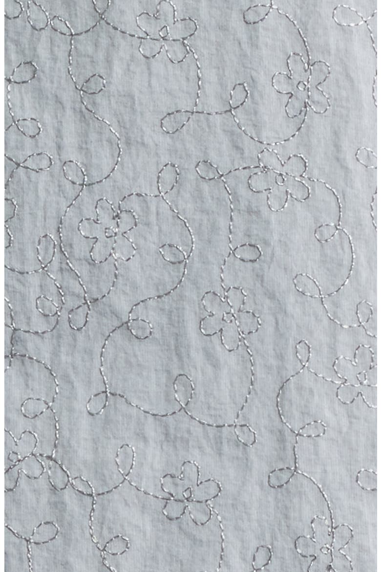Floral Puffer Shirt Jacket, Alternate, color, GREY FLOWER LOOP
