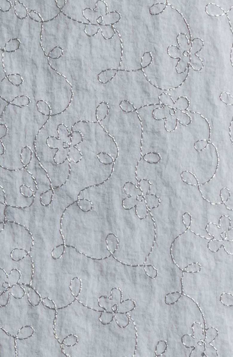 Thread & Supply Floral Puffer Shirt Jacket, Alternate, color, Grey Flower Loop