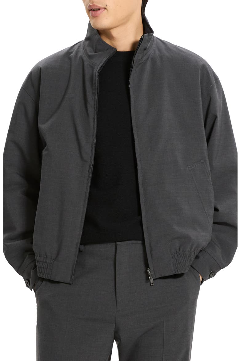 Theory Motion Wool Blend Reversible Jacket (Men) | Nordstrom