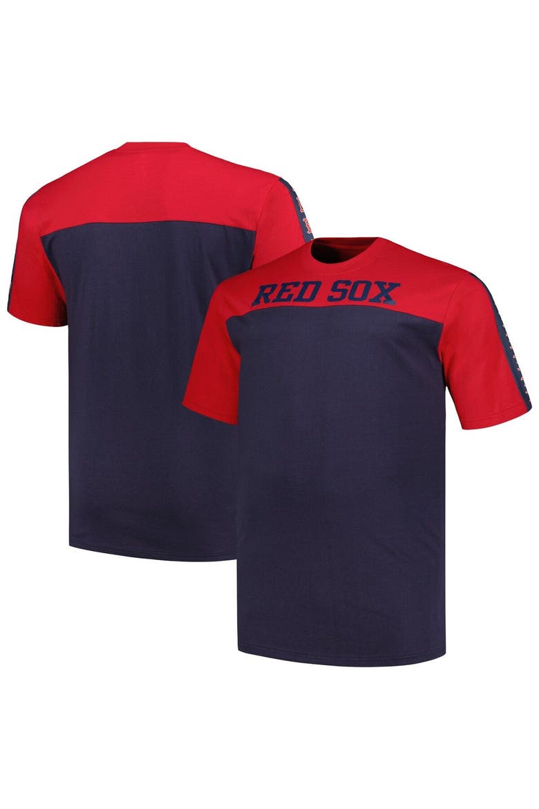 Men's Profile Red/Navy Boston Red Sox Big & Tall Yoke Knit T-Shirt, Main, color, Red
