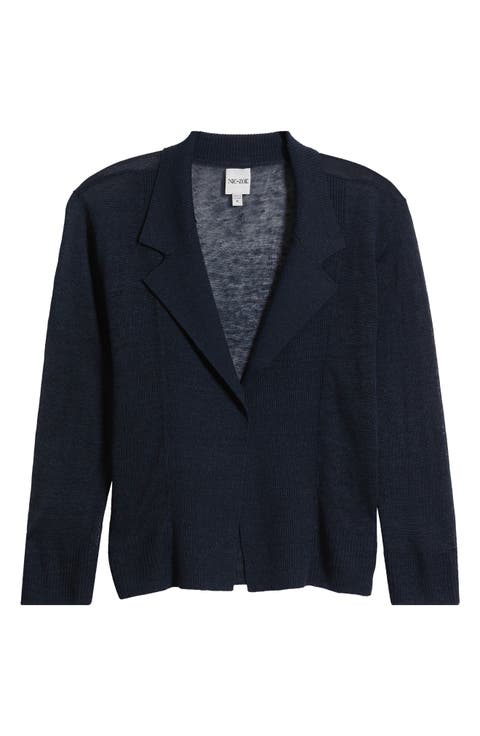 Featherknit Linen Blend Cardigan