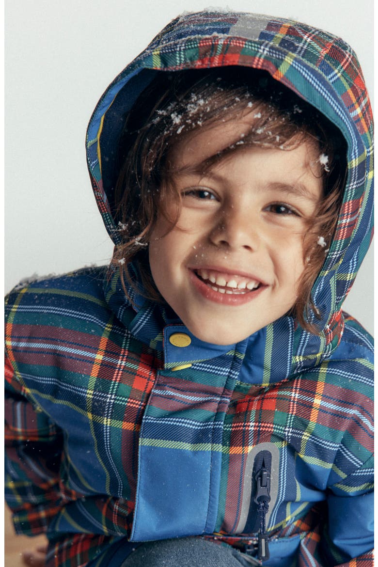 Kids' All-Weather Waterproof Coat, Alternate, color, CHECK