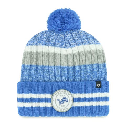 Men
s 
47 Detroit Lions Quiver Cuffed Knit Hat with Pom