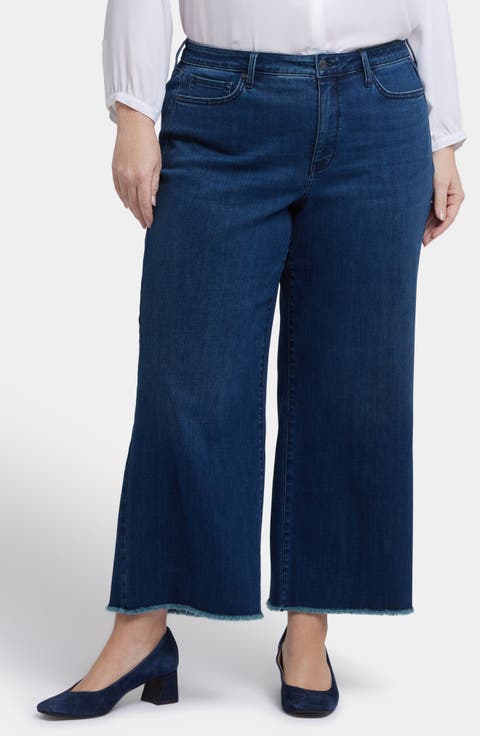 Analeia Wide Leg Casual PLUS Jeans main image 0