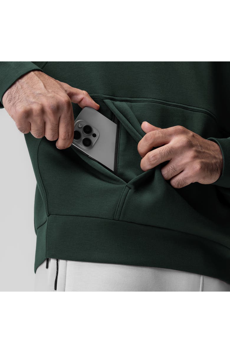 ASRV Dri-Core Oversize Crewneck Sweatshirt, Alternate, color, Forest Green