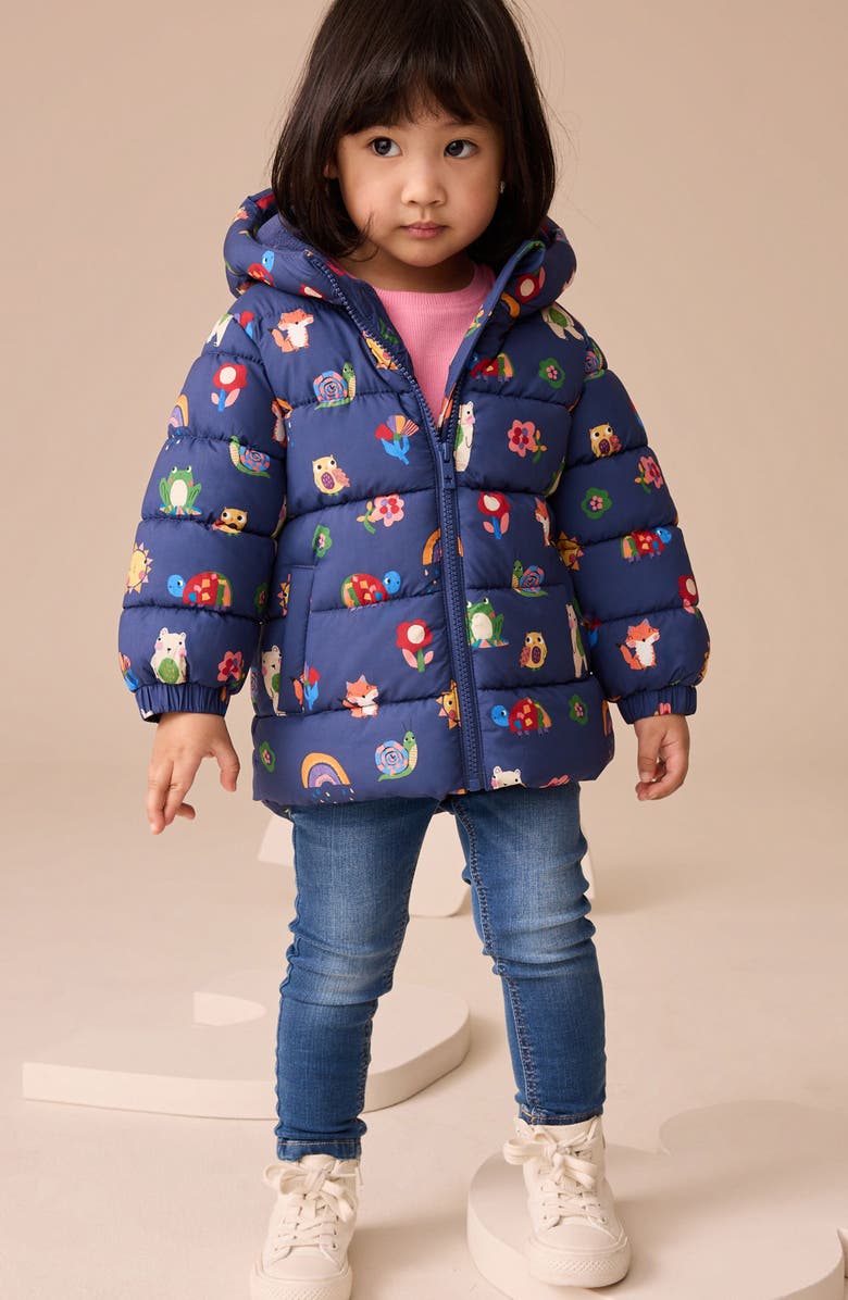 NEXT Kids' Character Print Quilted Jacket, Alternate, color, Blue