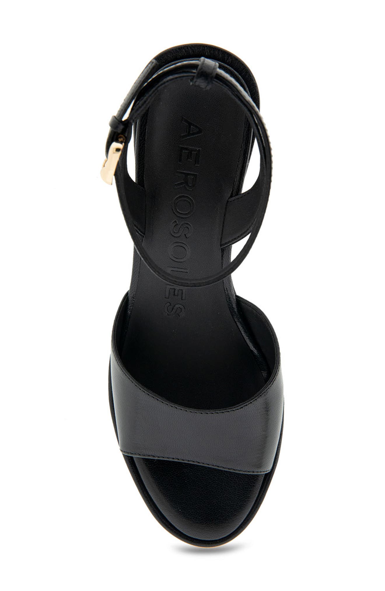 Aerosoles Nixon Ankle Strap Wedge Sandal, Alternate, color, 