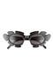 47mm Tinted Oval Sunglasses