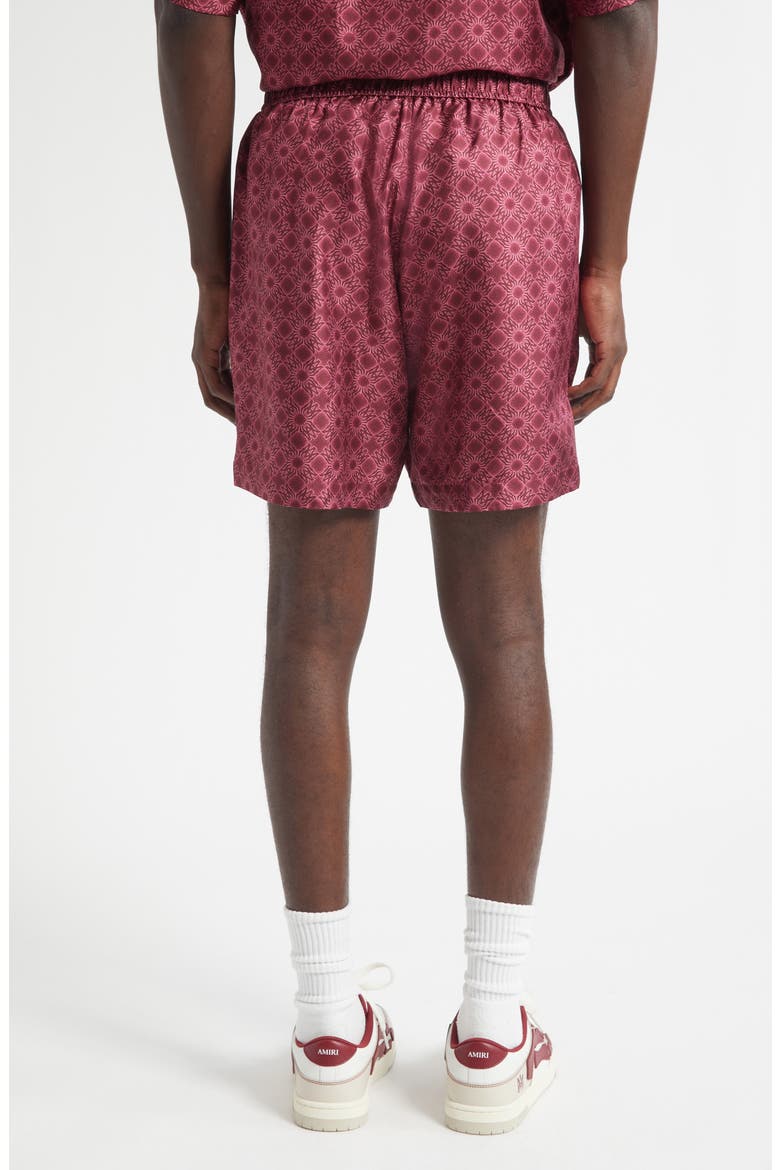 MA Quad Silk Bowling Shorts, Alternate, color, WINE
