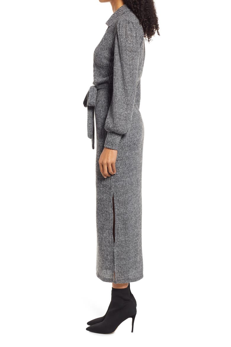 Johnny Sweater Dress, Alternate, color, H. GREY