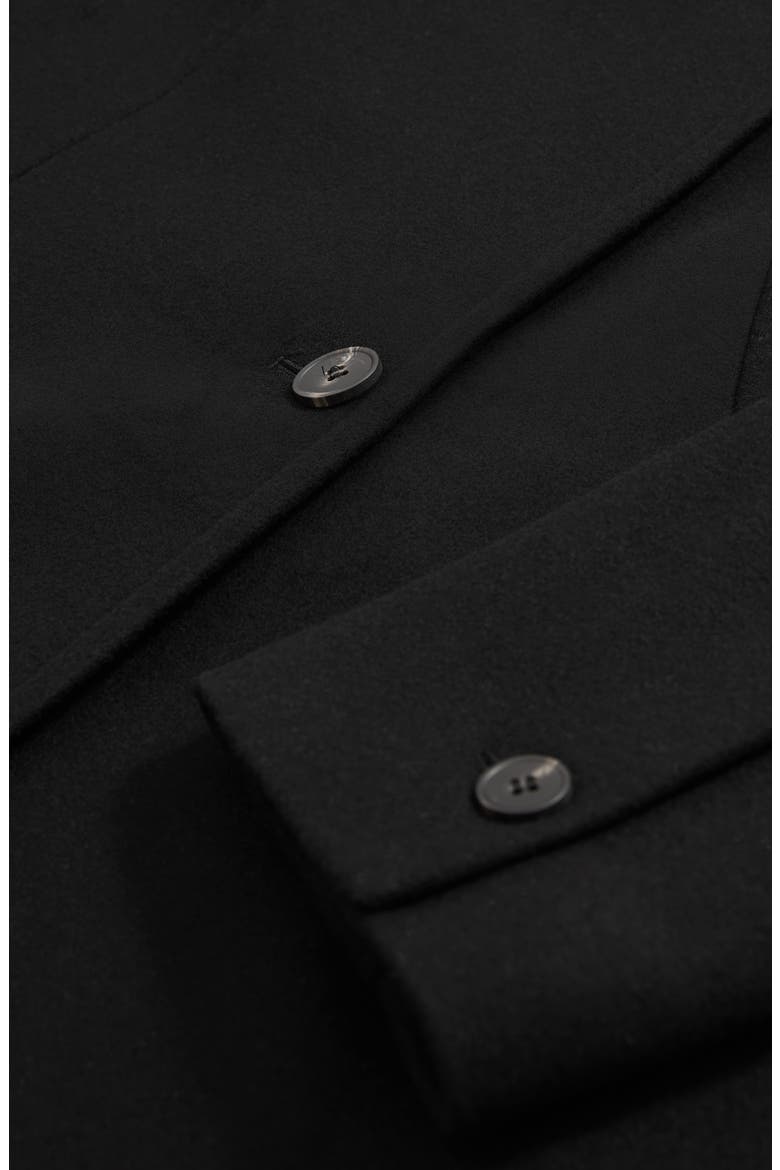 Mollie Long Coat, Alternate, color, BLACK