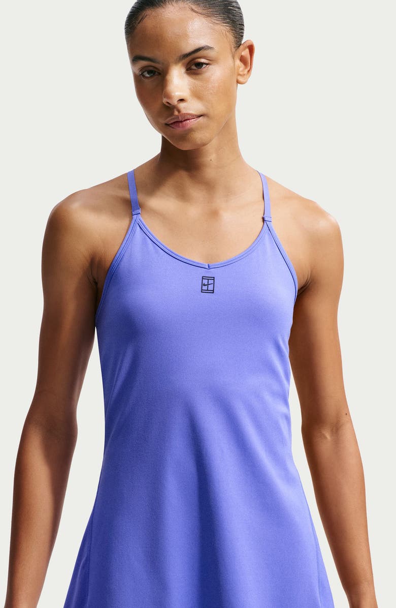Nike Court Advantage Dri-FIT Tennis Dress, Alternate, color, Sapphire/ Sapphire