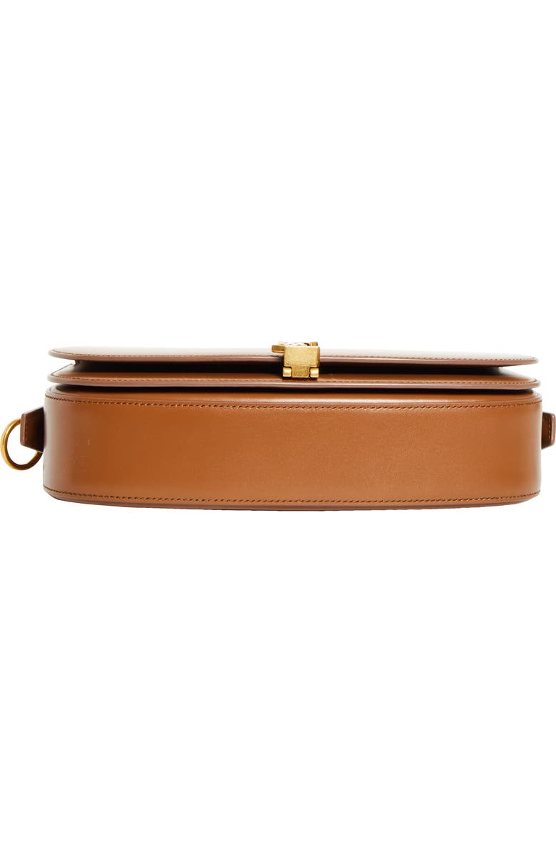 Saint Laurent Voltaire Leather Crossbody Bag, Alternate, color, Fox