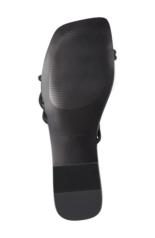 Marc Fisher Ltd Mazza Slide Sandal In Black
