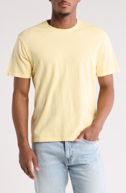 Slub Cotton Crewneck T-Shirt