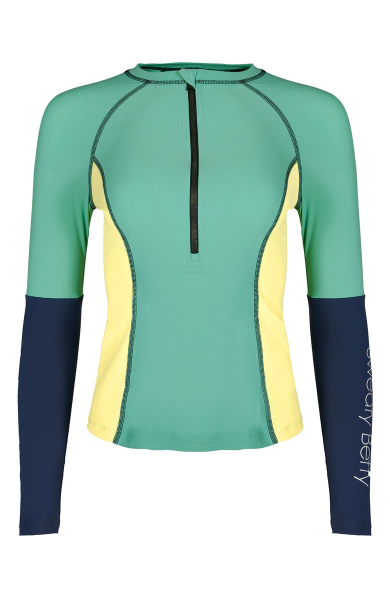 Sweaty Betty Seascape Long Sleeve Rashguard, Alternate, color, 