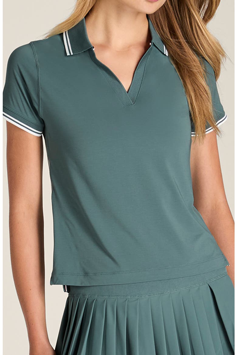 Club Performance Polo, Main, color, ATLANTIC