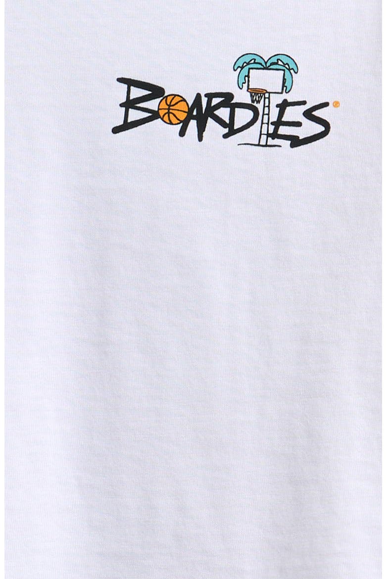 Kids' Long Shot Cotton Graphic Pocket T-Shirt, Alternate, color, WHITE